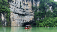 湖北来凤：酉水河峡谷美景入画屏