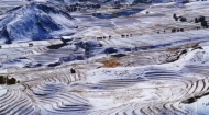 邂逅湟源雪后风光 秋金林海与素雪山峦同框