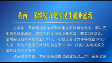 黄南：多维发力兜牢民生就业底线