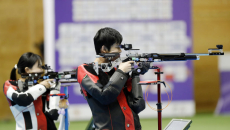 射击世锦赛10米气步枪混团中国队包揽金银