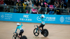 全运会｜悬念迭出 场地自行车麦迪逊赛上演“速度与激情”