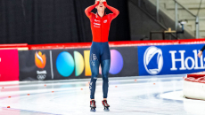 速滑世界杯因策尔站：挪威选手艾特雷姆打破5000米世界纪录