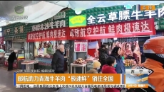 邮航助力青海牛羊肉 “极速鲜”销往全国