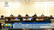 省委常委会（扩大）会议暨省委财经委员会会议召开 吴晓军主持并讲话 罗东川作工作安排