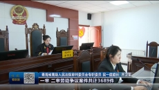 青海省高级人民法院发布全省法院审理劳动争议案件和保障劳动者权益基本情况