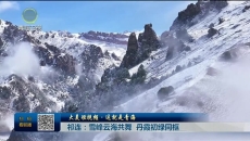 【大美短视频·这就是青海】祁连：雪峰云海共舞 丹霞初绿同框