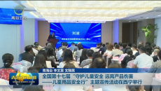 全国第十七届“守护儿童安全 远离产品伤害——儿童用品安全行”主题宣传活动在西宁举行
