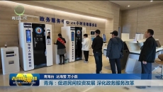 青海：促进民间投资发展 深化政务服务改革