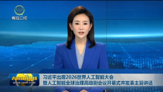 习近平出席2026世界人工智能大会暨人工智能全球治理高级别会议开幕式并发表主旨讲话