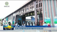 北京大学留学生在青开展研学实践活动