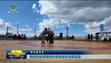 市州县传真 西部四省民族摔跤邀请赛在海晏落幕