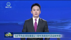 习近平向全球发展倡议5周年高级别对话会致贺信