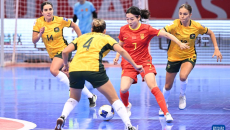 足球——女子五人制亚洲杯：中国胜澳大利亚