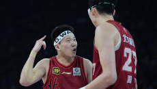 篮球——CBA总决赛第三场：北京北汽不敌浙江方兴渡