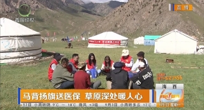 马背扬旗送医保 草原深处暖人心