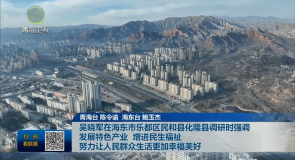 吴晓军在海东市乐都区民和县化隆县调研时强调 发展特色产业 增进民生福祉 努力让人民群众生活更加幸福美好