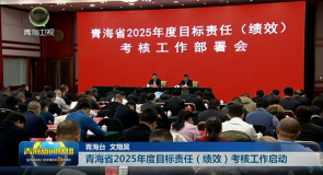 青海省2025年度目标责任（绩效）考核工作启动
