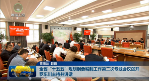 全省“十五五”规划纲要编制工作第二次专题会议召开 罗东川主持并讲话