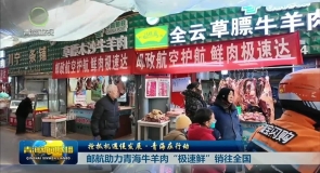 邮航助力青海牛羊肉 “极速鲜” 销往全国