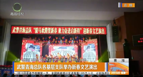 武警青海总队各基层支队举办新春文艺演出