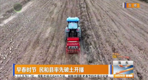 早春时节 民和县率先破土开播