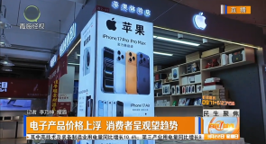 电子产品价格上浮 消费者呈观望趋势