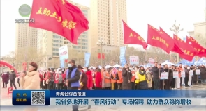 【抢抓机遇促发展·青海在行动】我省多地开展“春风行动”专场招聘 助力群众稳岗增收