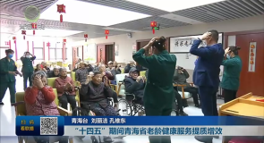 “十四五”期间青海省老龄健康服务提质增效