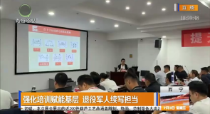 强化培训赋能基层 退役军人续写担当