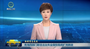青海四部门联合出台失业保险稳岗扩岗新政