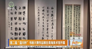 第二届“盈川杯”书画大赛作品展在青海美术馆开幕