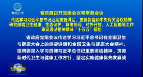 省政府召开党组会议和常务会议